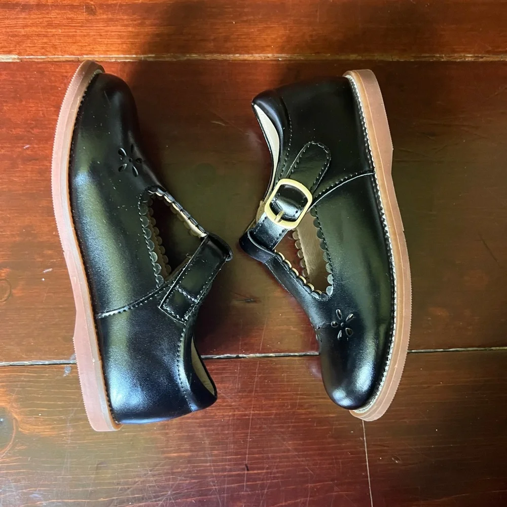 Black patent leather Maryjane dress shoe toddler girl size 11 - Picture 6 of 7